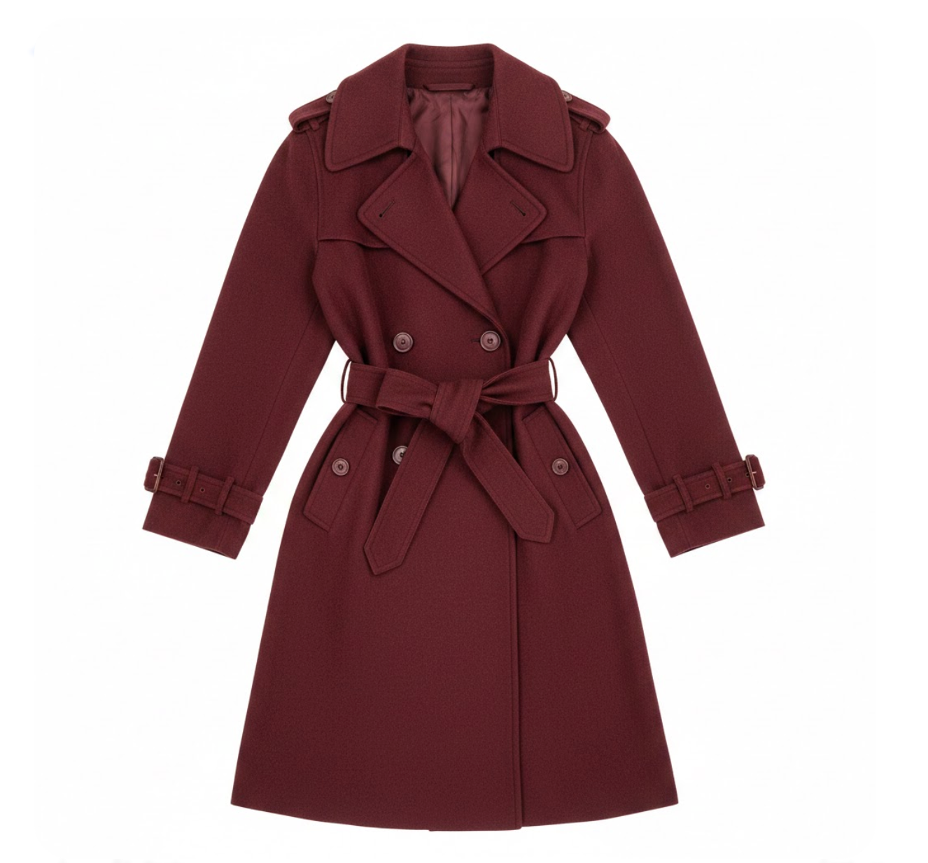 Solvane Atelier – Belted Cashmere Trench Coat