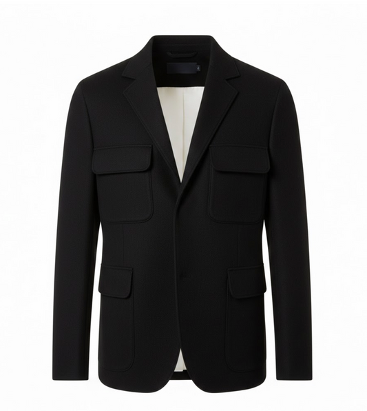Aurevane Atelier – All-Season Tailored Cashmere Overshirt Jacket