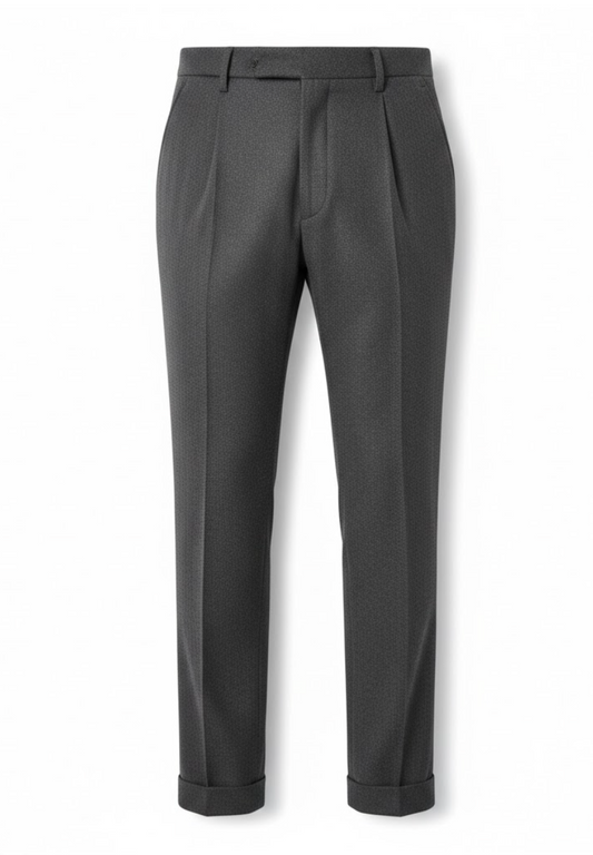 Daxon – Tailored Pleated Wool Trousers