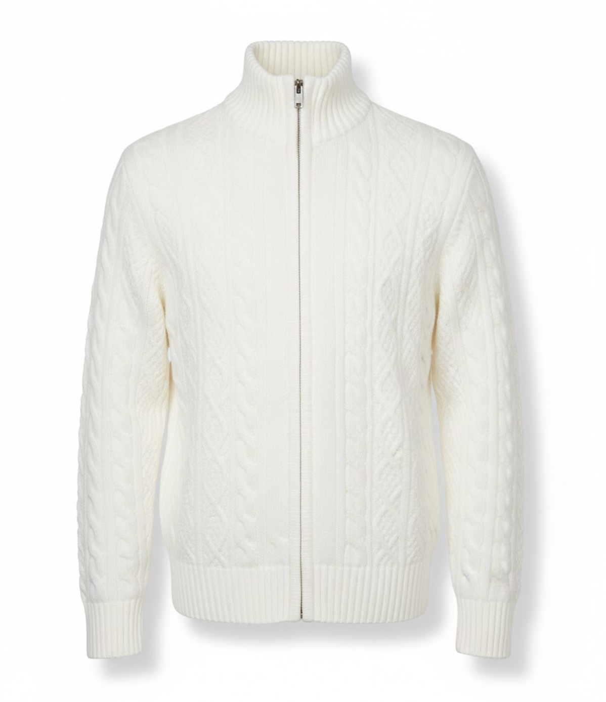 Korva – Heavy Knit Zip Cardigan