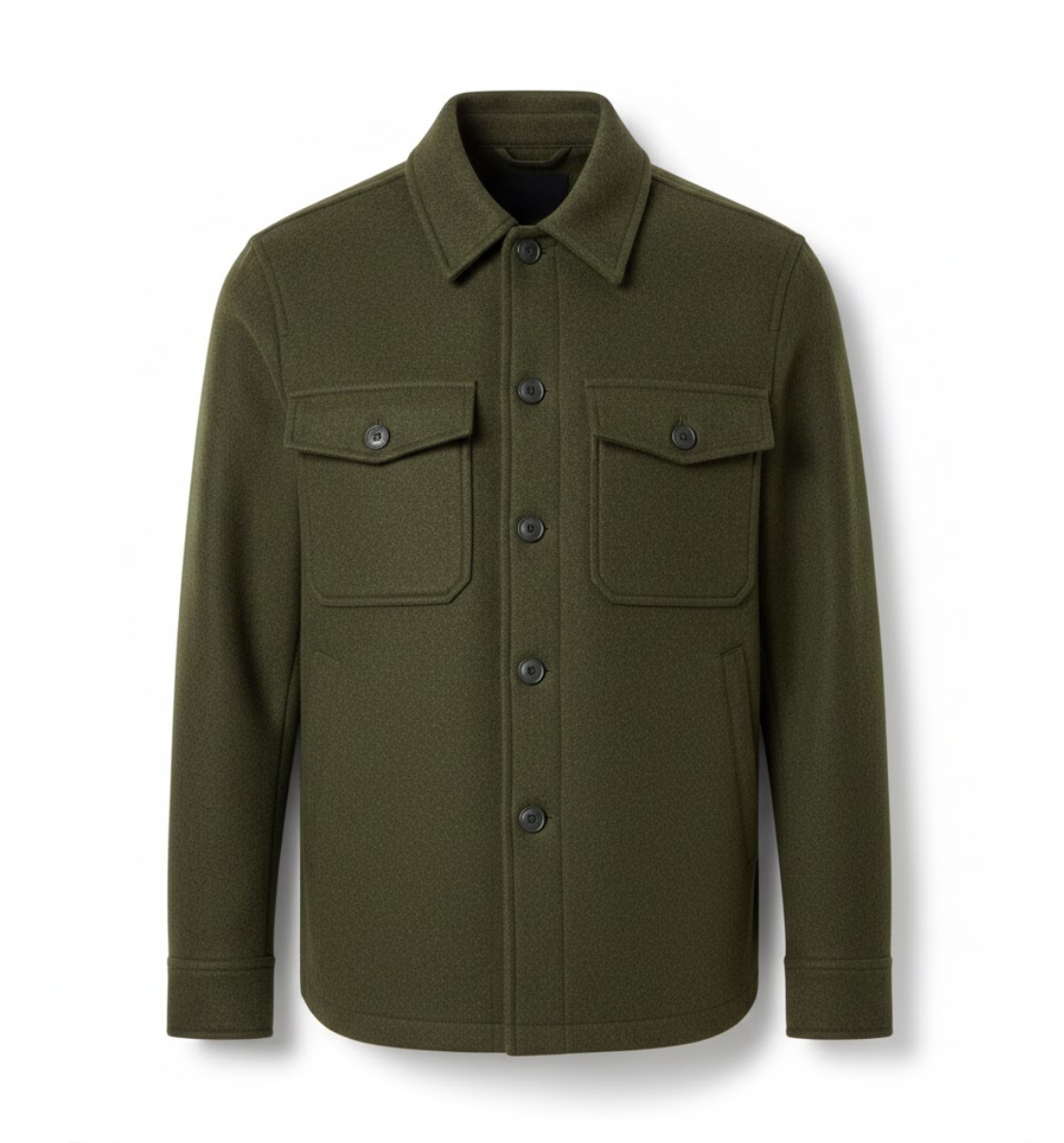 Lyvor – Structured Wool Shirt Jacket