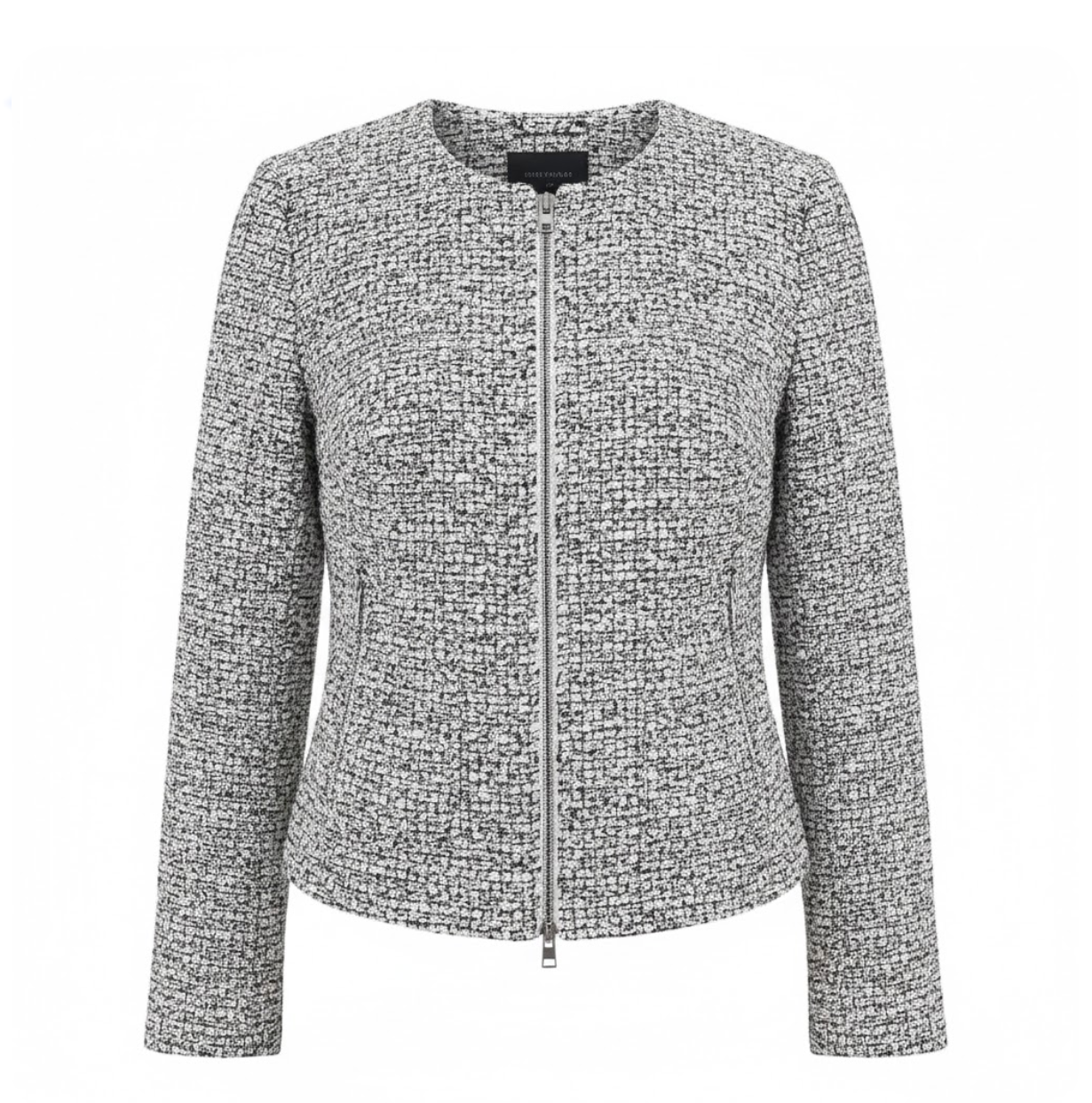 Orin – Textured Bouclé Zip Jacket