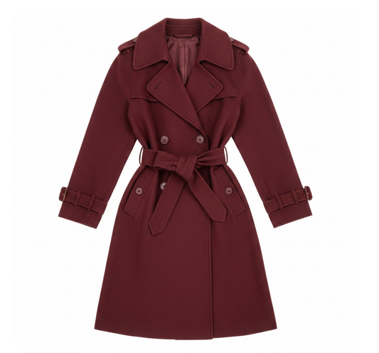 Solvane Atelier – Belted Cashmere Trench Coat