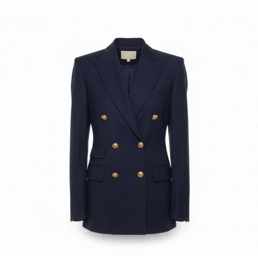 Solvane – Double-Breasted Structured Blazer