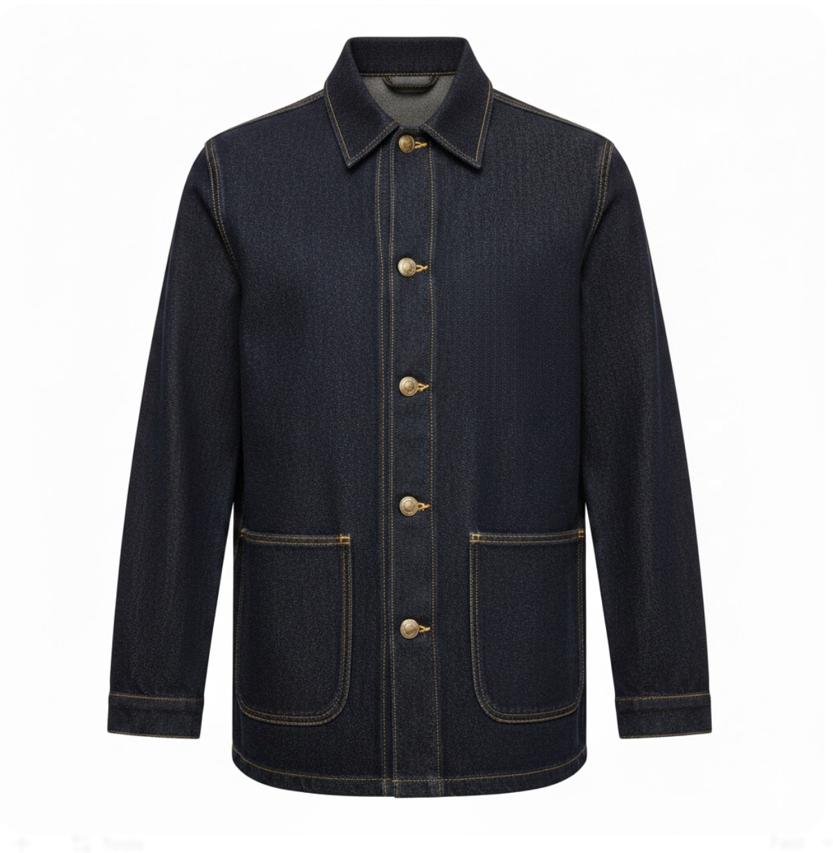 Zayne – Structured Denim Chore Coat