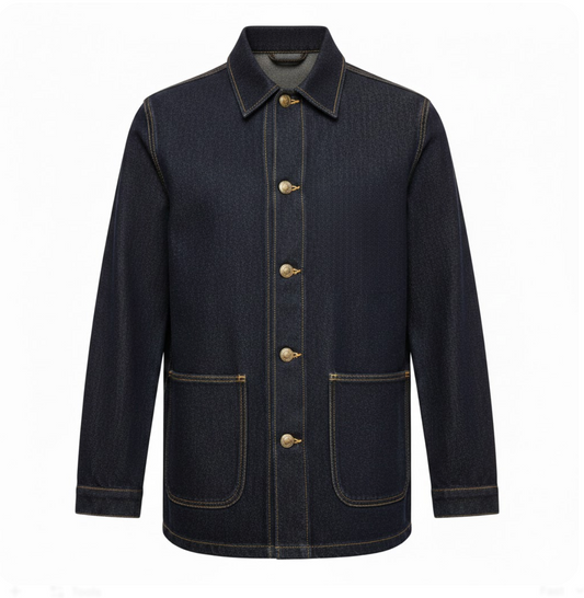 Zayne – Structured Denim Chore Coat